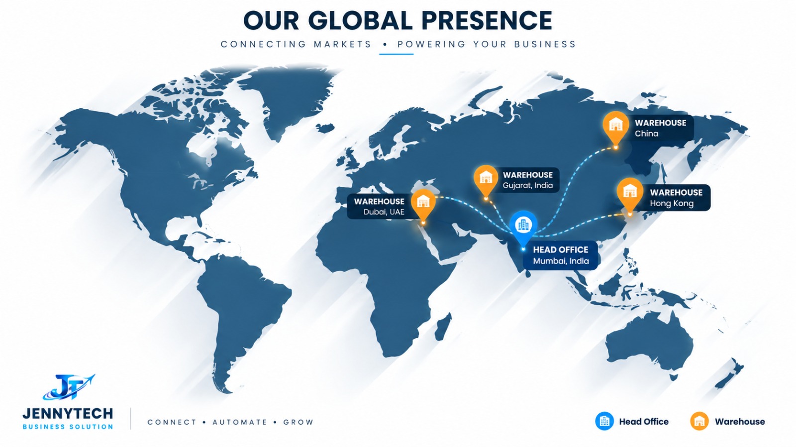 Global Presence Map